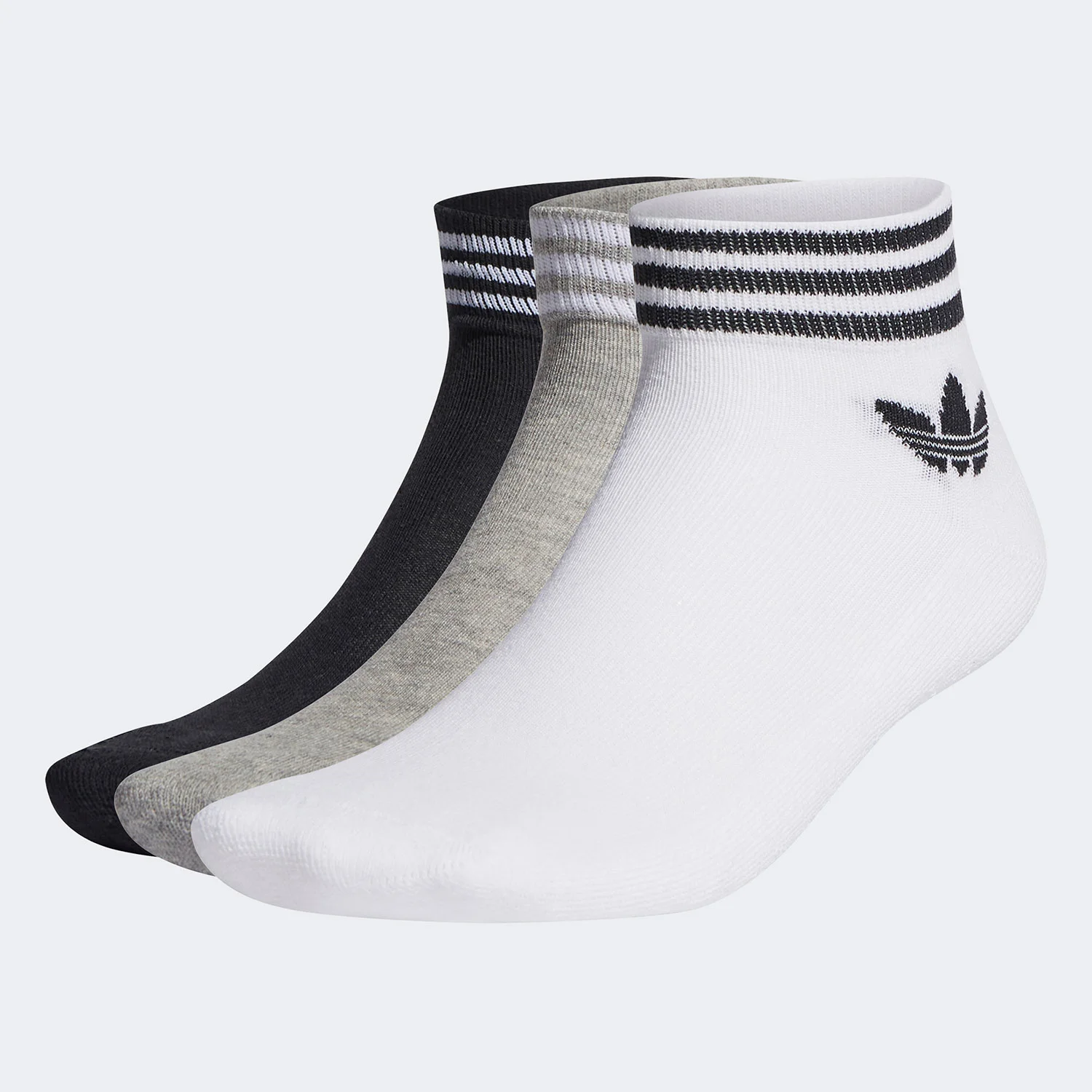 Φωτογραφία προϊόντος: ADIDAS PERFORMANCE ADIDAS ORIGINALS TREFOIL ANKLE SOCKS 3 PAIRS ΠΟΛΥΧΡΩΜΟ