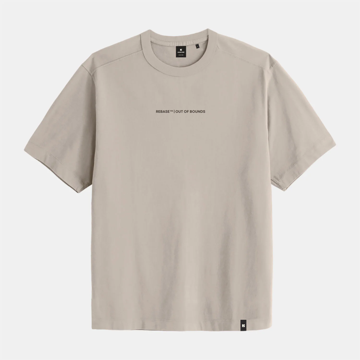 Φωτογραφία προϊόντος: REBASE THIN HIGH DENSITY PRINT HEAVY JERSEY T-SHIRT ΓΚΡΙ