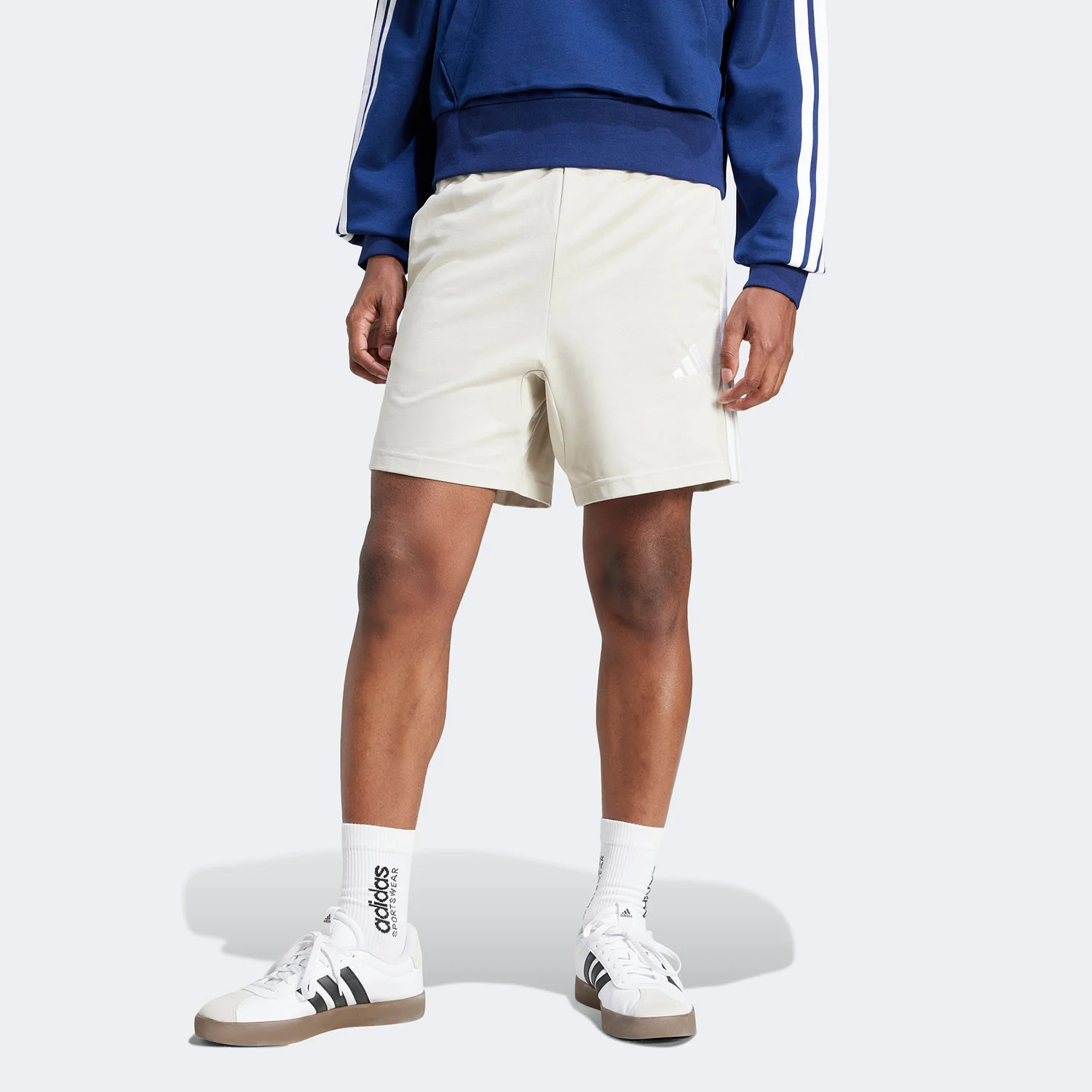 Φωτογραφία προϊόντος: ADIDAS PERFORMANCE ADIDAS ESSENTIALS 3-STRIPES FRENCH TERRY SHORTS ΜΠΕΖ