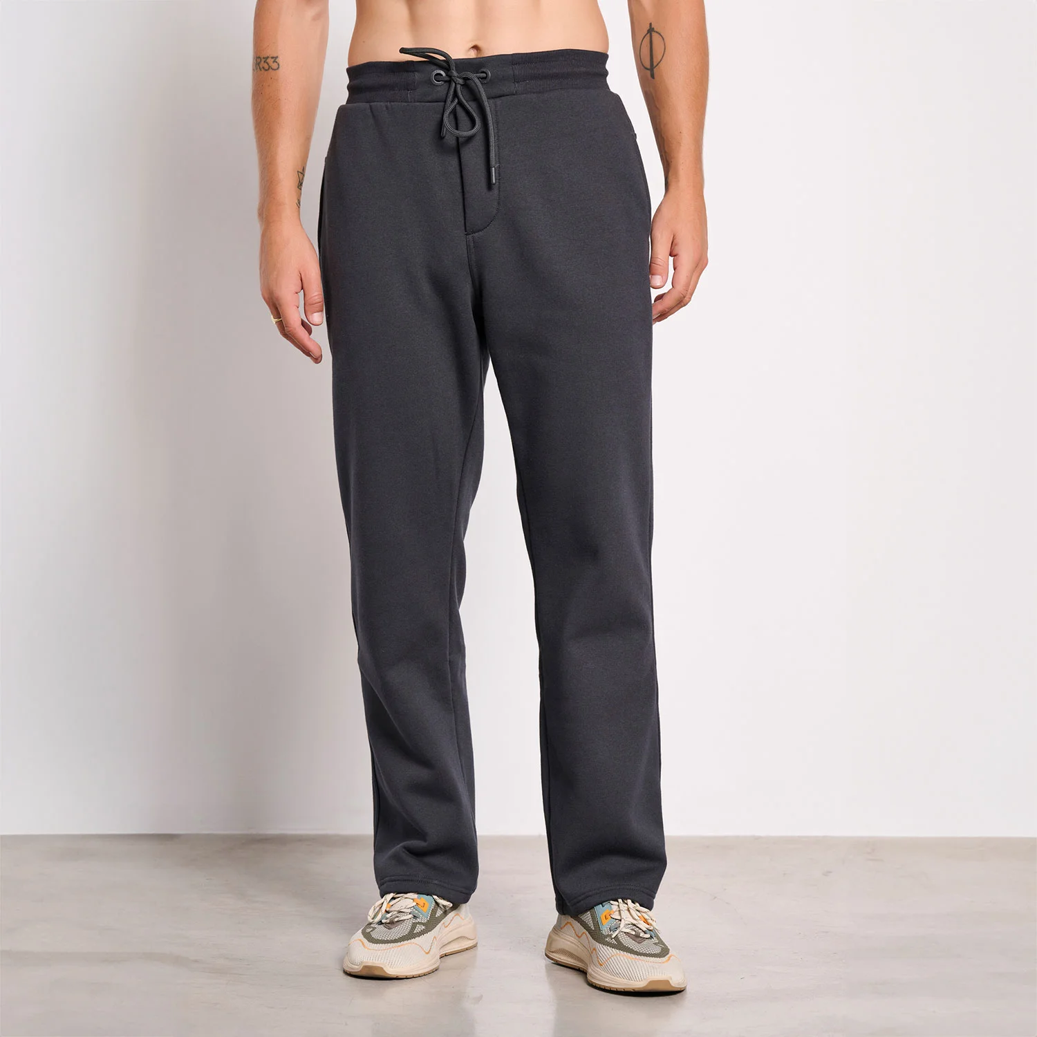 Φωτογραφία προϊόντος: BODY TALK BDTK PANTS ON SLIM STRAIGHT LEG PANTS ΓΚΡΙ