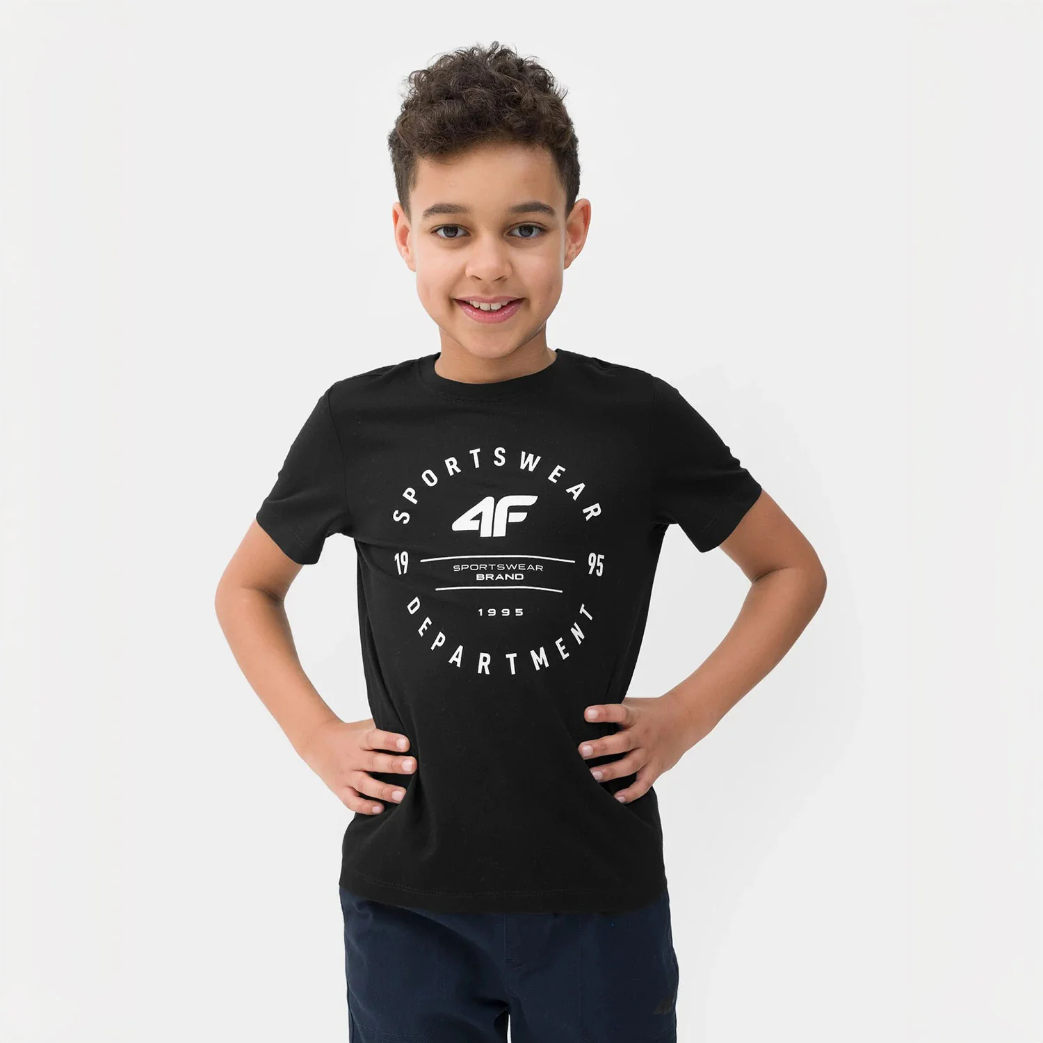 Φωτογραφία προϊόντος: 4F BOYS' PRINTED T-SHIRT ΜΑΥΡΟ