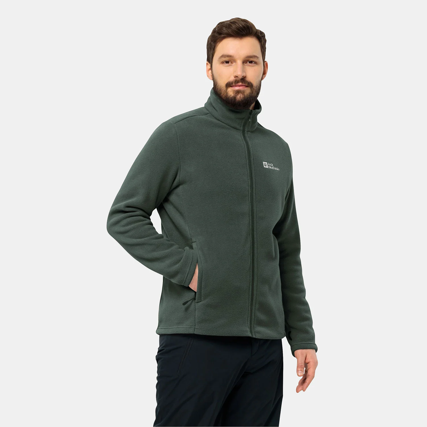 Φωτογραφία προϊόντος: JACK WOLFSKIN WINTERSTEIN FULL-ZIP FLEECE JACKET ΧΑΚΙ