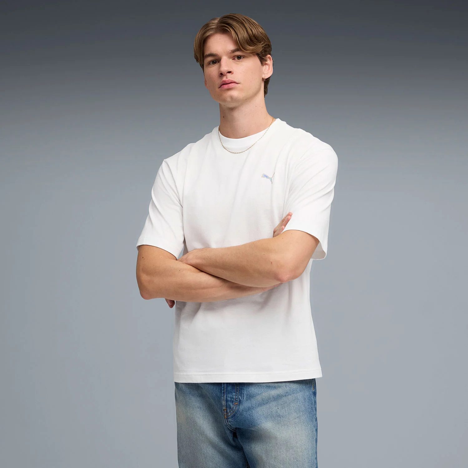 Φωτογραφία προϊόντος: PUMA GRAPHIC BACK T-SHIRT ΑΣΠΡΟ