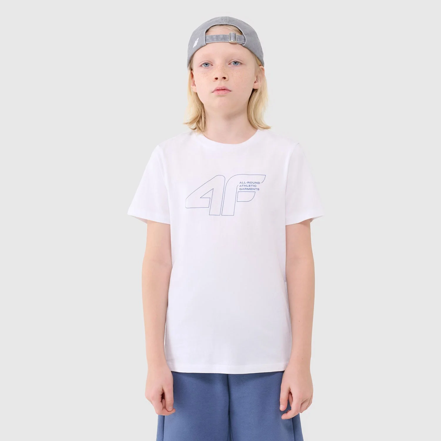Φωτογραφία προϊόντος: 4F BOYS' LOGO T-SHIRT ΑΣΠΡΟ