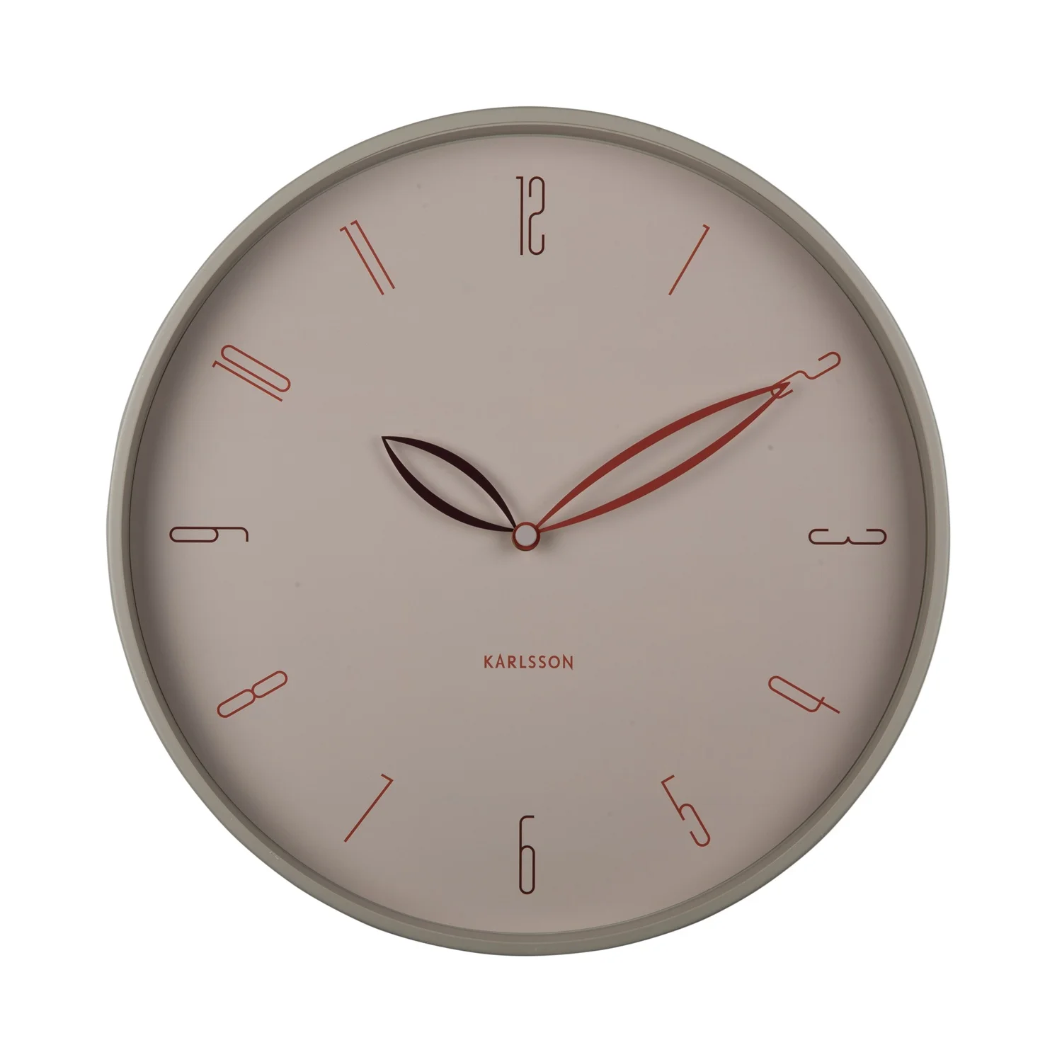 Φωτογραφία προϊόντος: Karlsson Ρολόι Τοίχου Petals Wall Clock– Μεταλλικό Ρολόι Ø40 cm KA6012WG