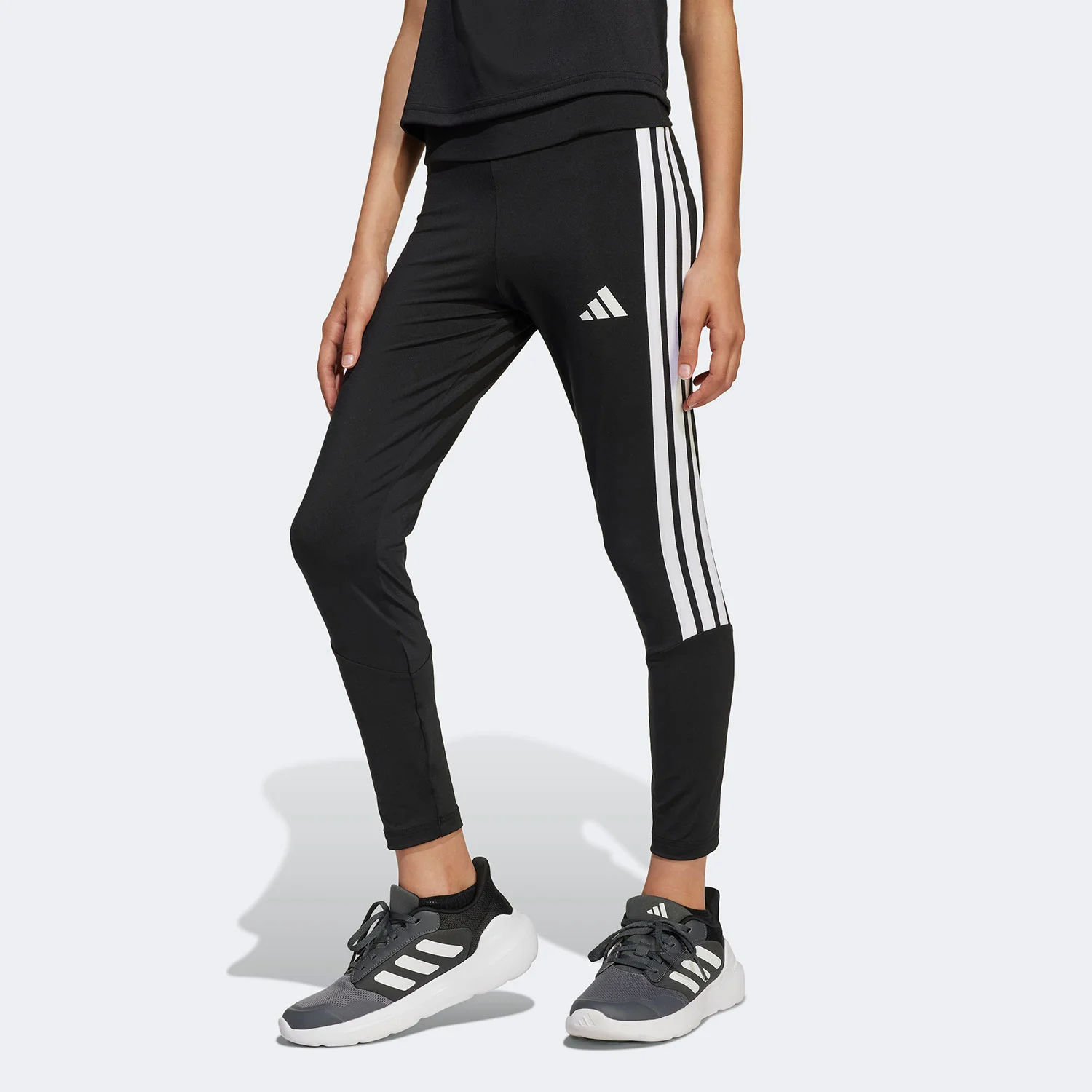 Φωτογραφία προϊόντος: ADIDAS PERFORMANCE ADIDAS GIRLS TRAIN ESSENTIALS 3-STRIPES LEGGINGS ΜΑΥΡΟ