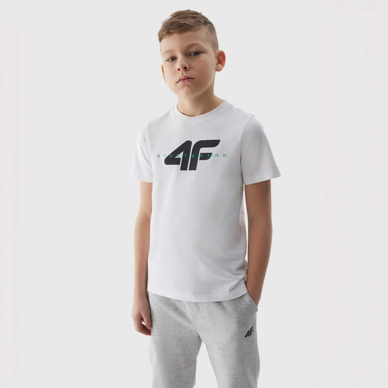 Φωτογραφία προϊόντος: 4F BOYS' ORGANIC COTTON PRINTED T-SHIRT ΑΣΠΡΟ