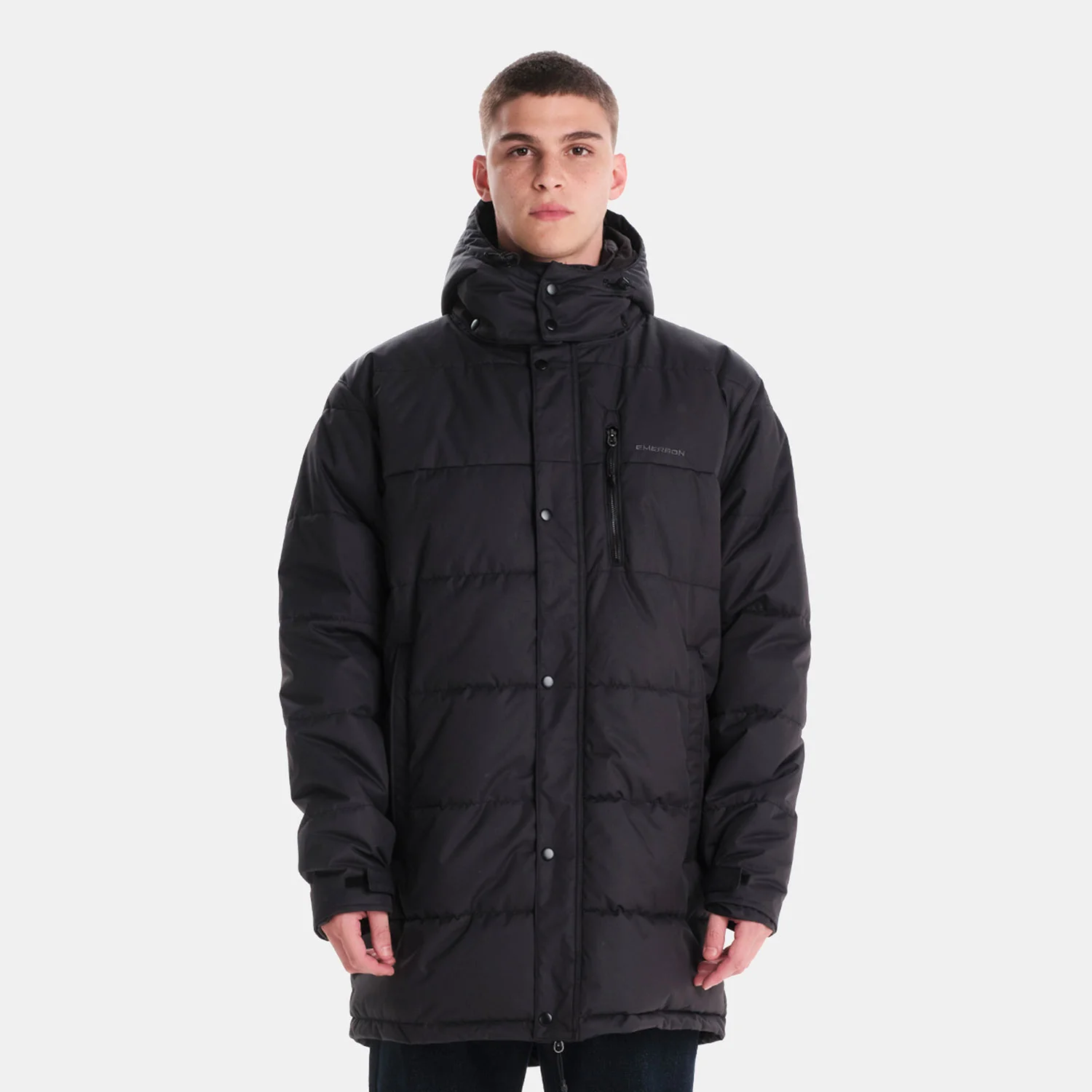 Φωτογραφία προϊόντος: EMERSON MEN'S HOODED PUFFER JACKET ΜΑΥΡΟ