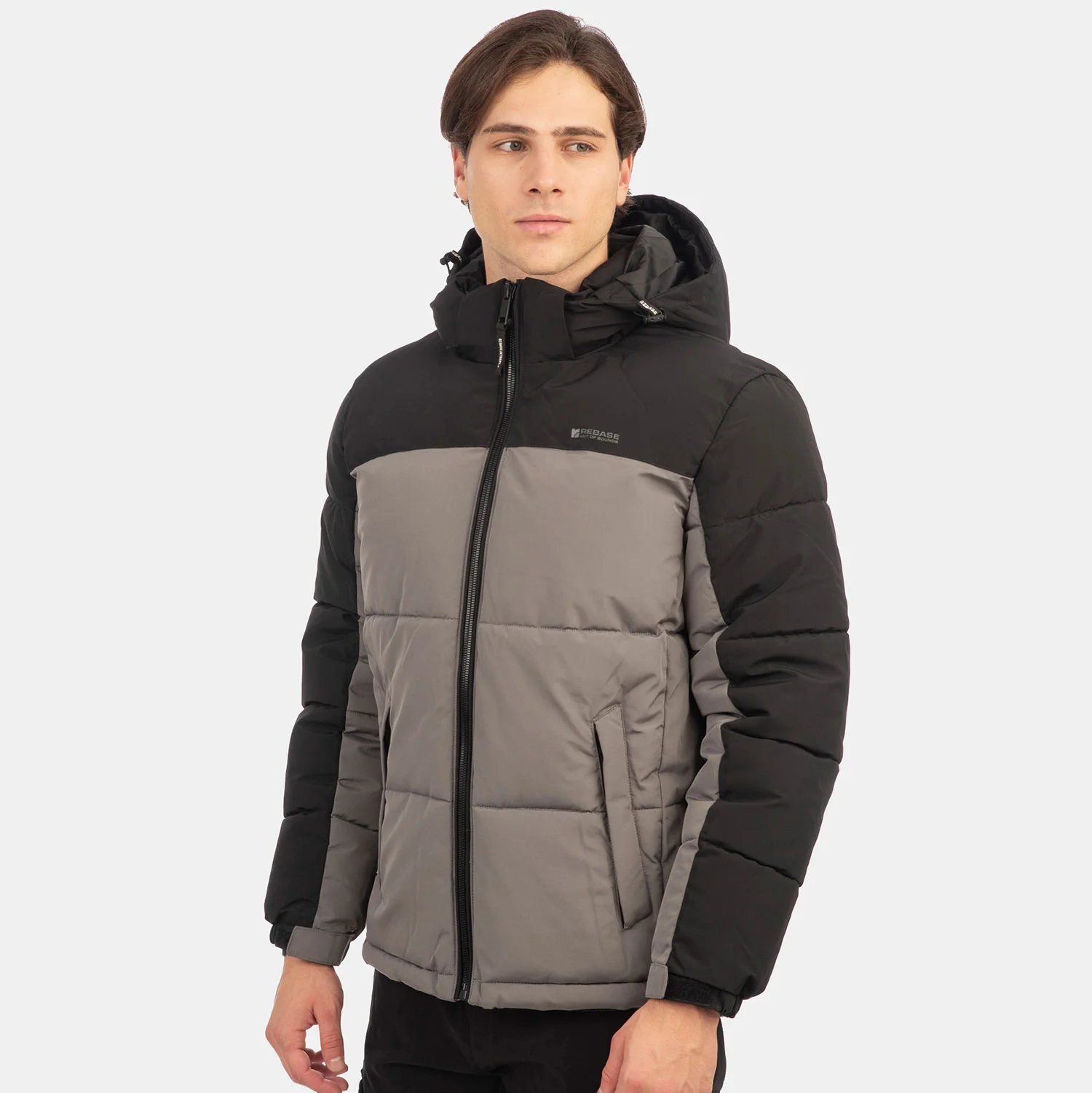 Φωτογραφία προϊόντος: REBASE MID LENGTH PADDED JACKET ΓΚΡΙ