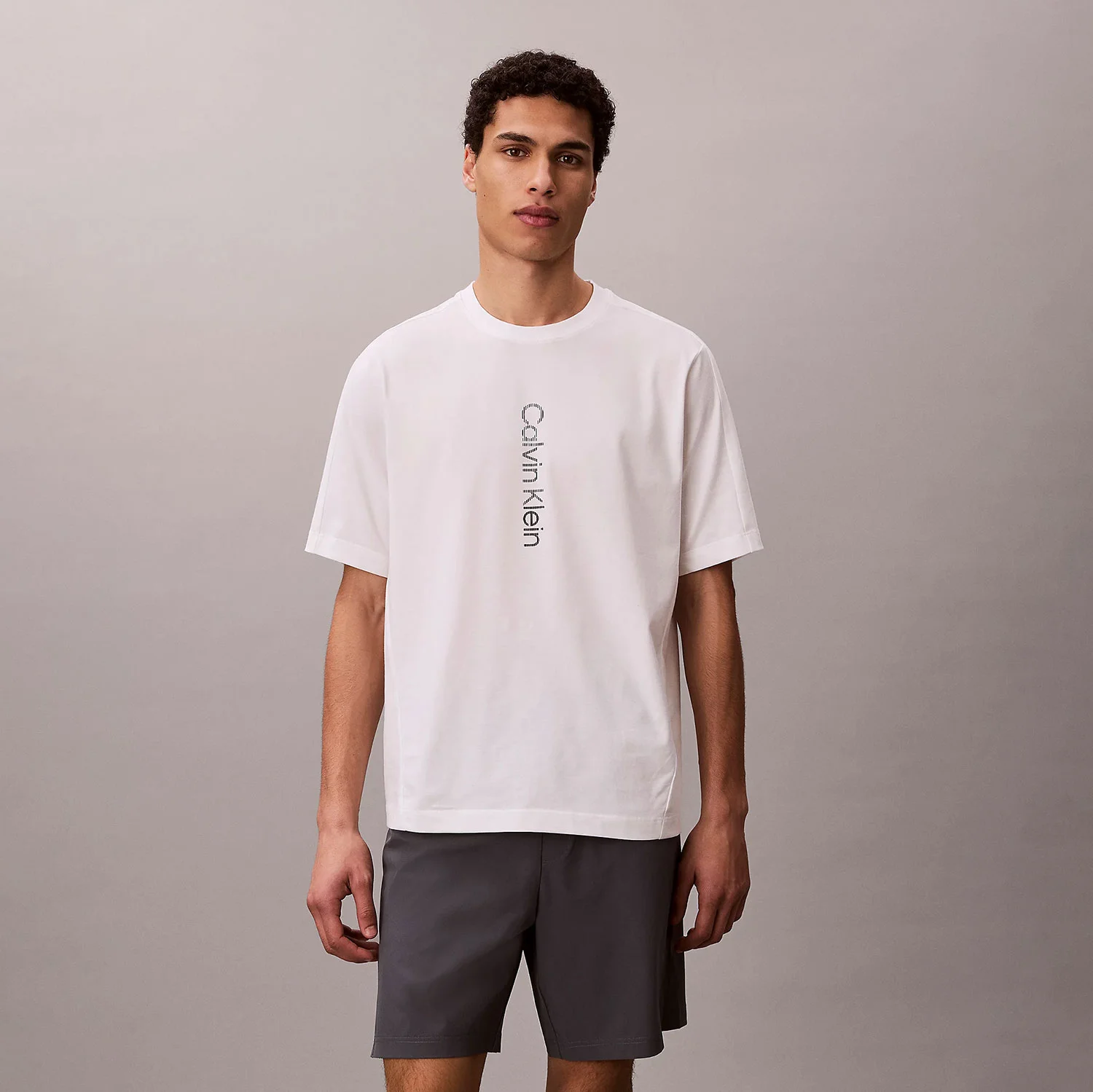 Φωτογραφία προϊόντος: CALVIN KLEIN PERFORMANCE COTTON BLEND GYM T-SHIRT ΑΣΠΡΟ