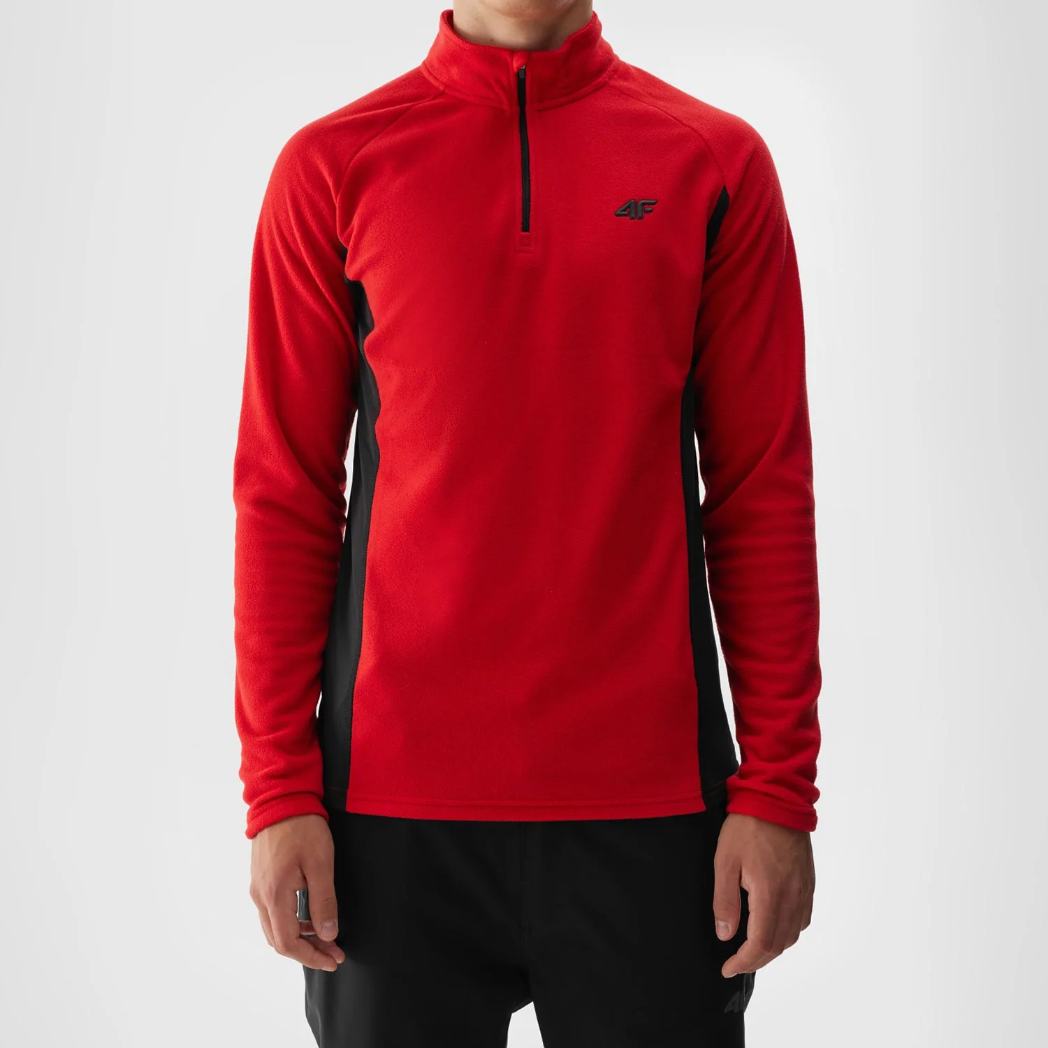 Φωτογραφία προϊόντος: 4F MEN'S THERMA FLEECE HALF-ZIP TOP ΚΟΚΚΙΝΟ