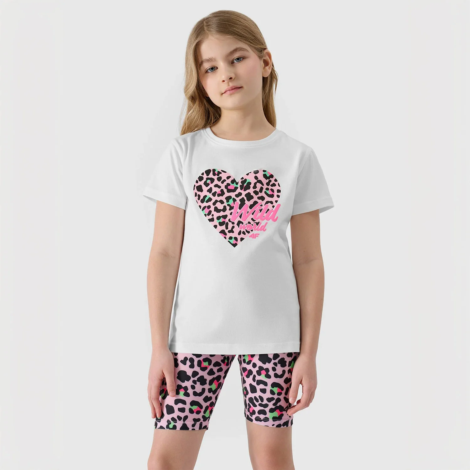 Φωτογραφία προϊόντος: 4F GIRL'S KNITTED BIKER LEGGINGS ΡΟΖ
