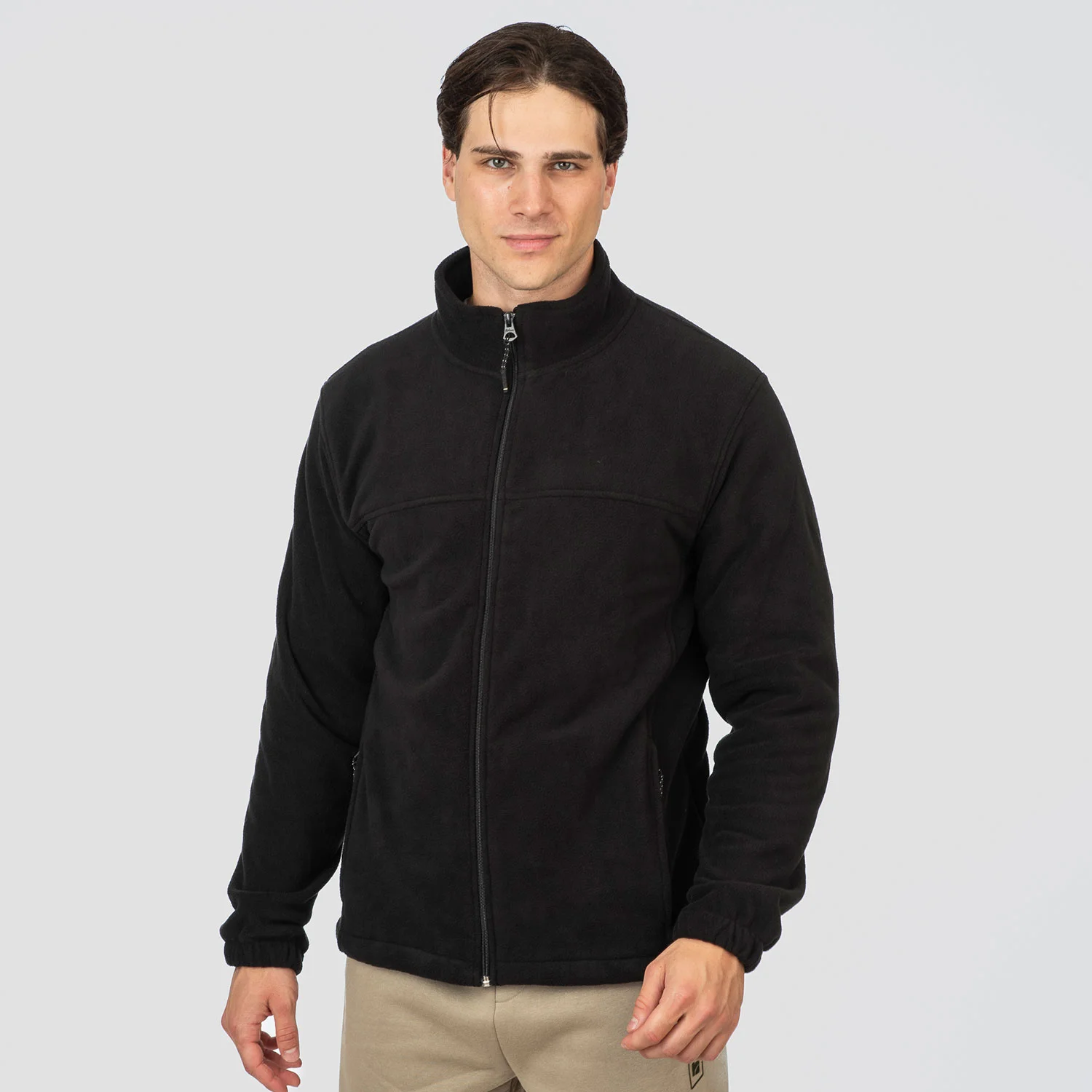 Φωτογραφία προϊόντος: REBASE POLAR FLEECE FULL-ZIP TOP ΜΑΥΡΟ