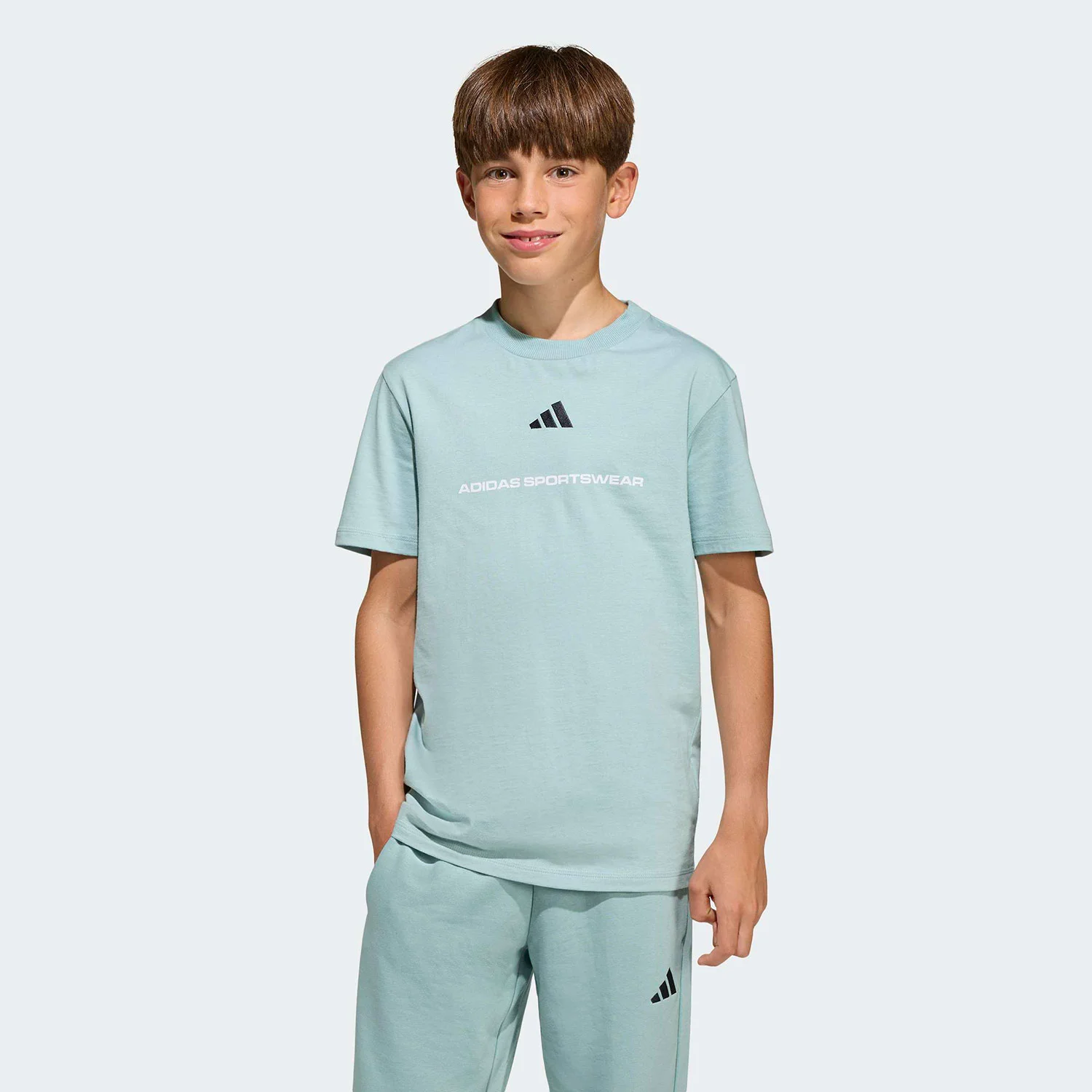 Φωτογραφία προϊόντος: ADIDAS PERFORMANCE ADIDAS KIDS SLOGAN SINGLE JERSEY T-SHIRT ΜΠΛΕ