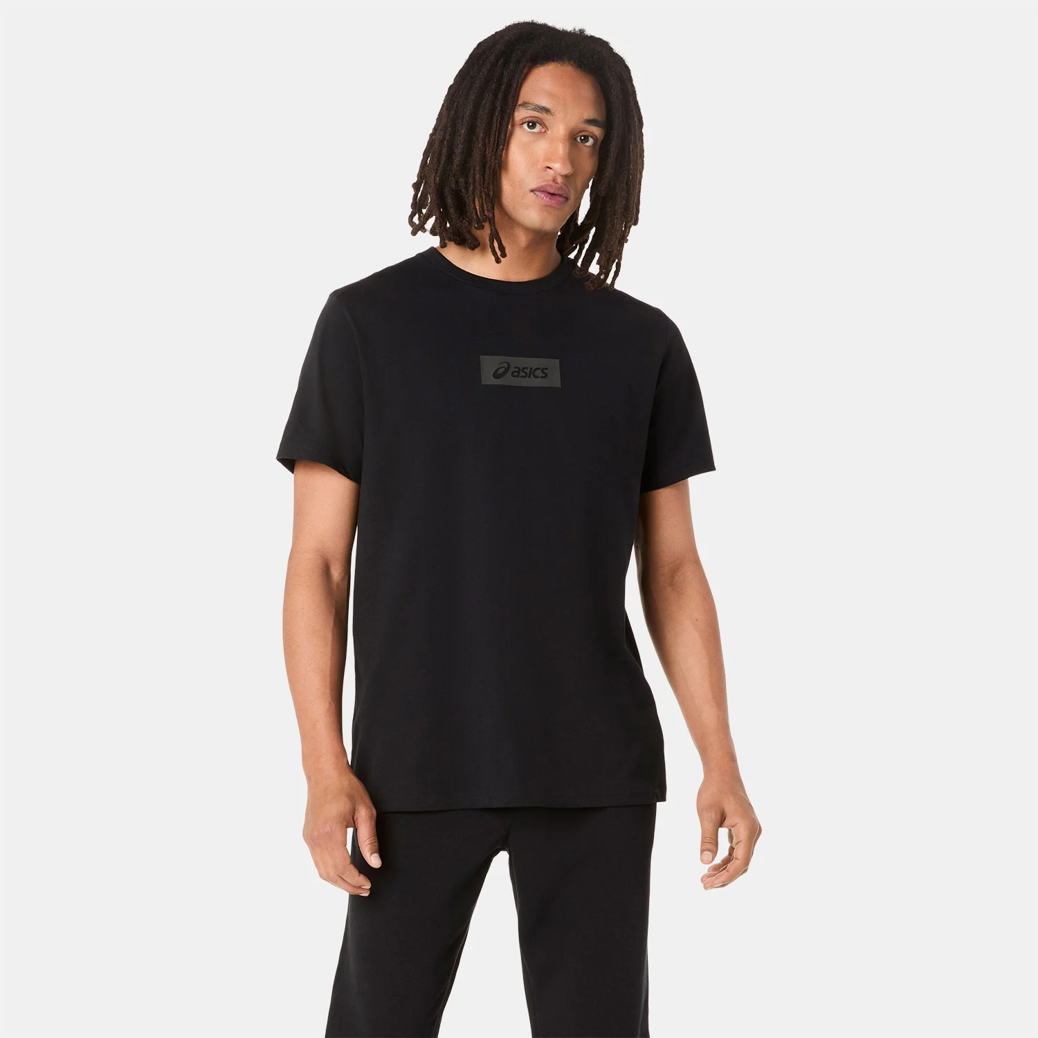 Φωτογραφία προϊόντος: ASICS CHEST LOGO T-SHIRT ΜΑΥΡΟ