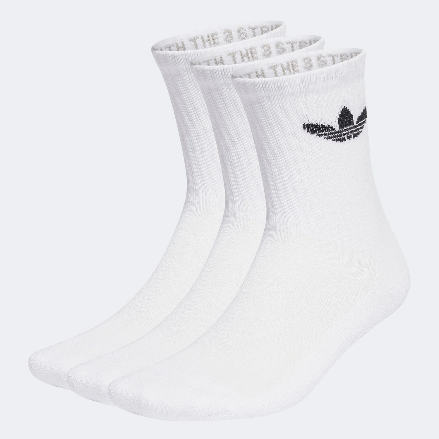 Φωτογραφία προϊόντος: ADIDAS ORIGINAL ADIDAS TREFOIL CUSHION CREW SOCKS 3-PAIRS ΑΣΠΡΟ