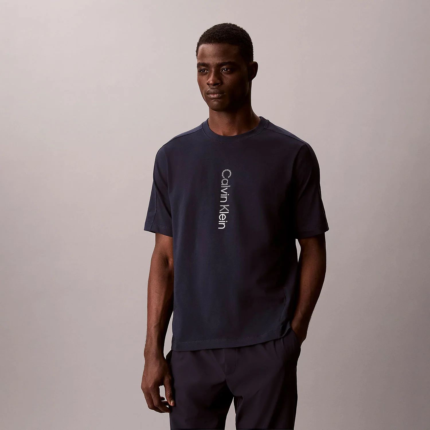 Φωτογραφία προϊόντος: CALVIN KLEIN PERFORMANCE COTTON BLEND GYM T-SHIRT ΜΠΛΕ
