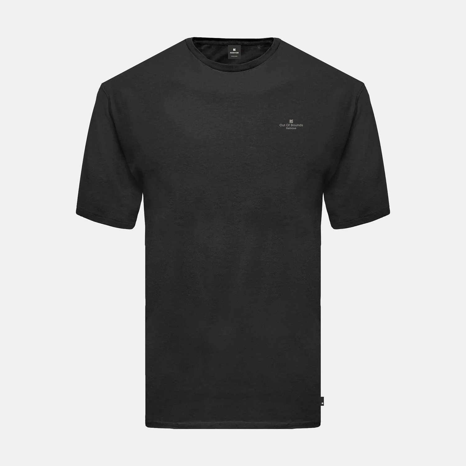 Φωτογραφία προϊόντος: REBASE THIN HIGH DENSITY PRINT T-SHIRT ΜΑΥΡΟ