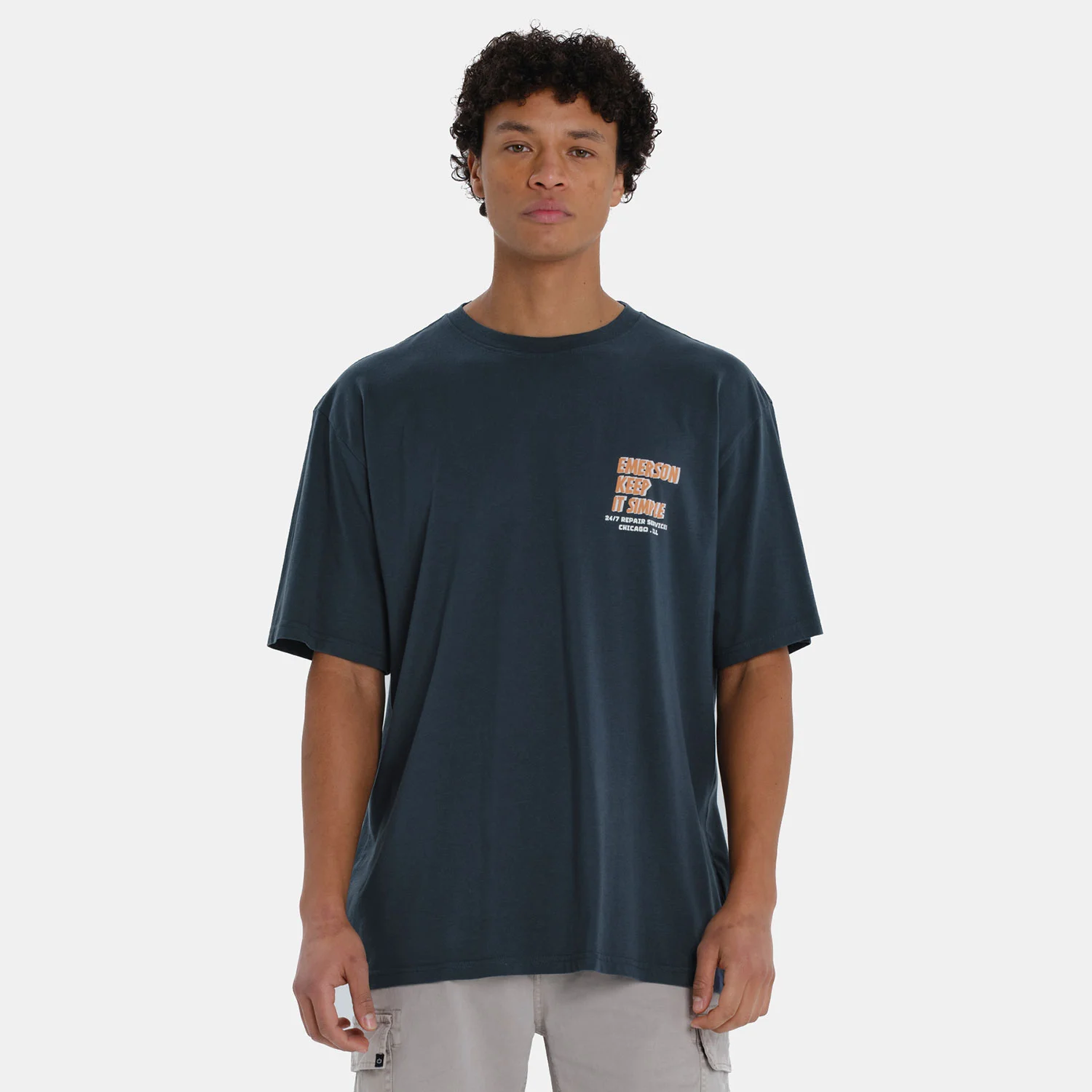 Φωτογραφία προϊόντος: EMERSON "KEEP IT SIMPLE" MEN’S SHORT SLEEVE T-SHIRT ΜΠΛΕ