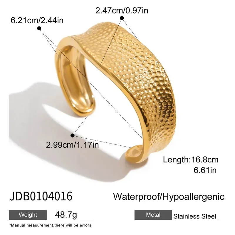 Φωτογραφία προϊόντος: Peach Jewelry Βραχιόλι Απλό Στυλ Σύγχρονο Γεωμετρικό Χρώμα Χρυσό Από Ανοξείδωτο Ατσάλι 316