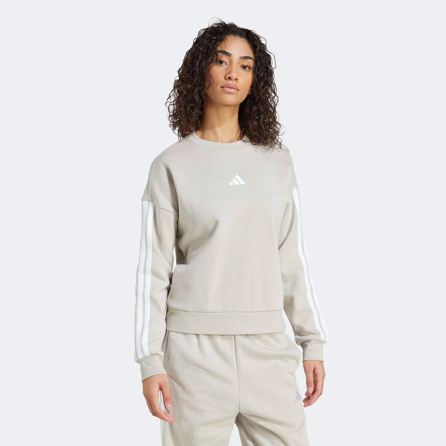 Φωτογραφία προϊόντος: ADIDAS PERFORMANCE ADIDAS ESSENTIALS 3-STRIPES FLEECE SWEATSHIRT ΜΠΕΖ