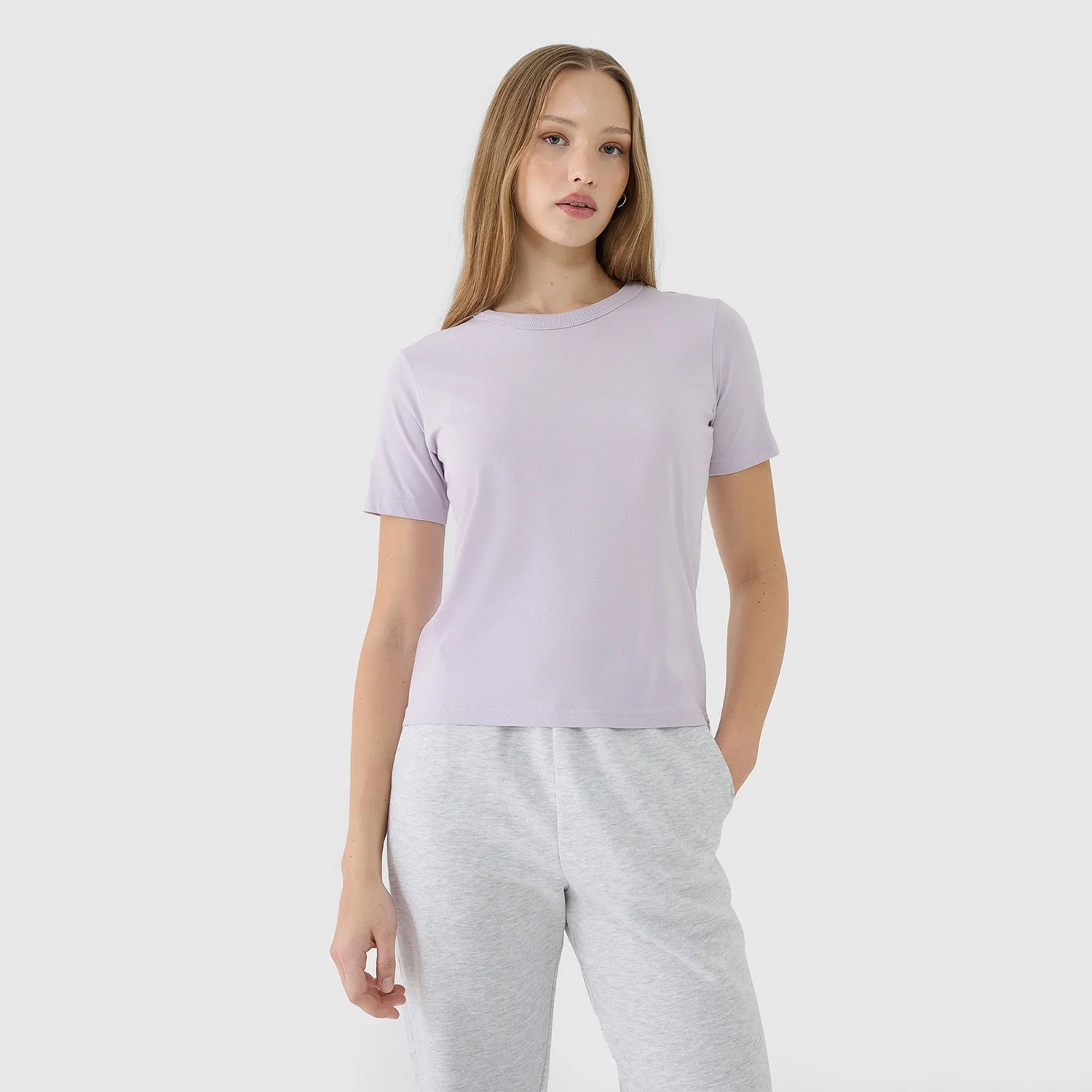 Φωτογραφία προϊόντος: 4F WOMEN'S REGULAR PLAIN T-SHIRT ΜΩΒ