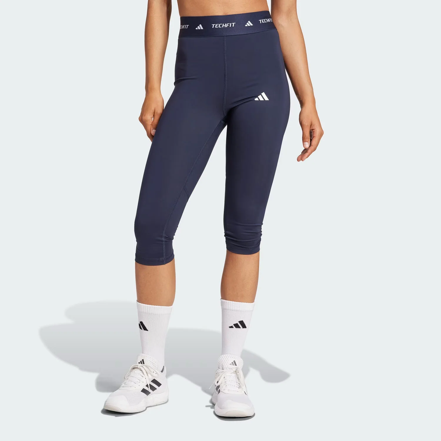 Φωτογραφία προϊόντος: ADIDAS PERFORMANCE ADIDAS TECHFIT CAPRI LEGGINGS ΜΠΛΕ