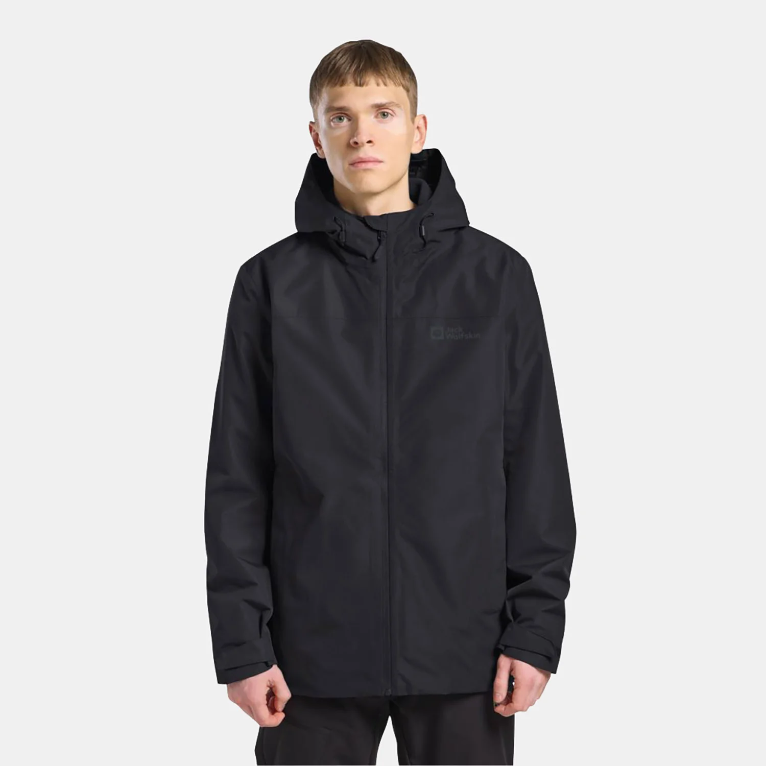 Φωτογραφία προϊόντος: JACK WOLFSKIN TAUBENBERG 3IN1 JACKET ΜΑΥΡΟ