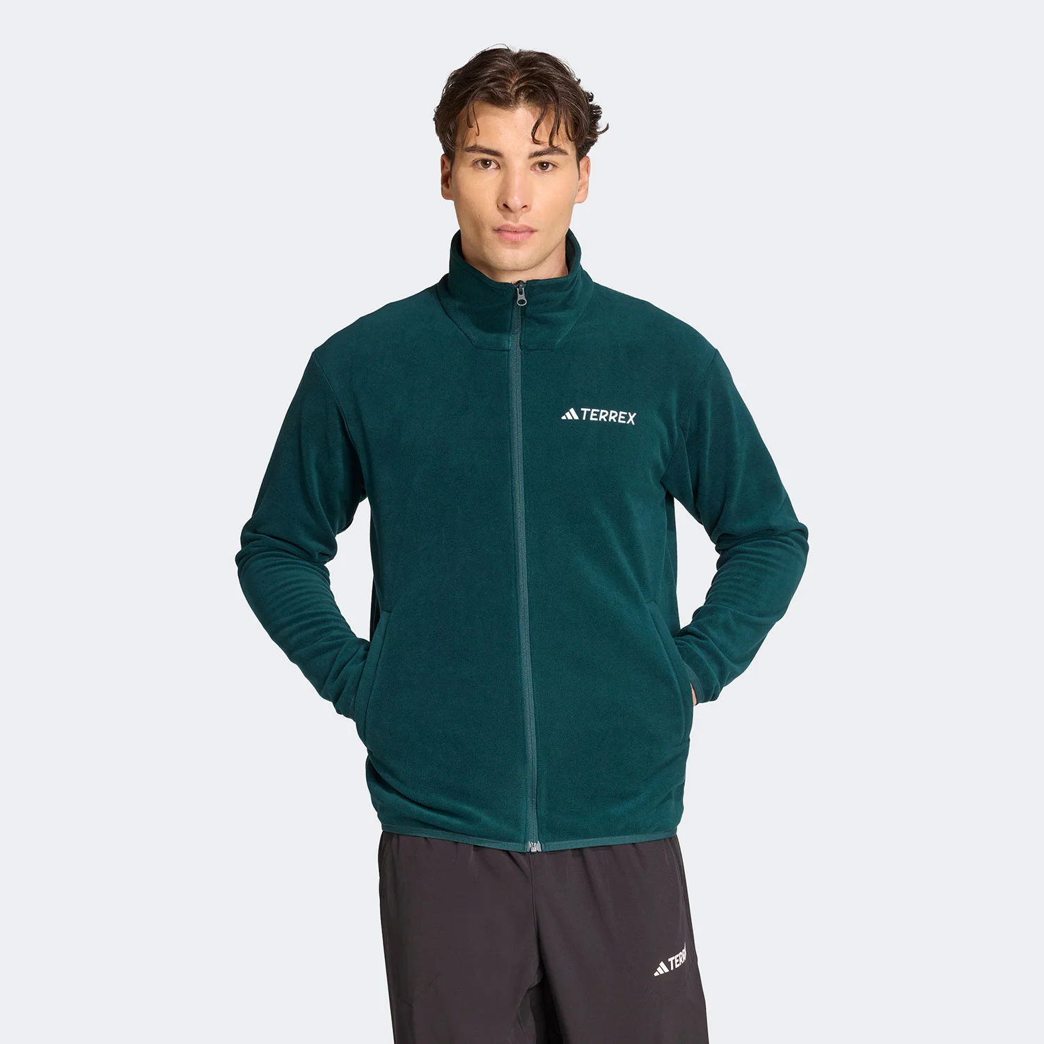 Φωτογραφία προϊόντος: ADIDAS PERFORMANCE ADIDAS TERREX MULTI ESSENTIALS FULL-ZIP FLEECE JACKET ΠΡΑΣΙΝΟ