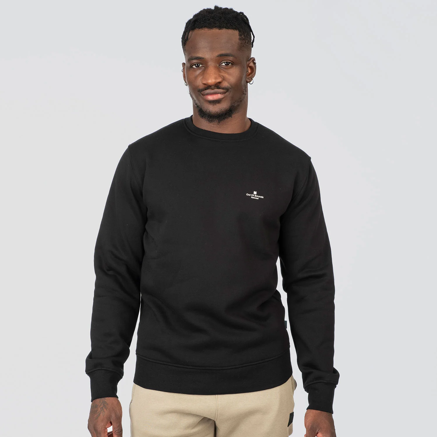 Φωτογραφία προϊόντος: REBASE THIN HIGH DENSITY BRUSHED FLEECE CREWNECK TOP ΜΑΥΡΟ