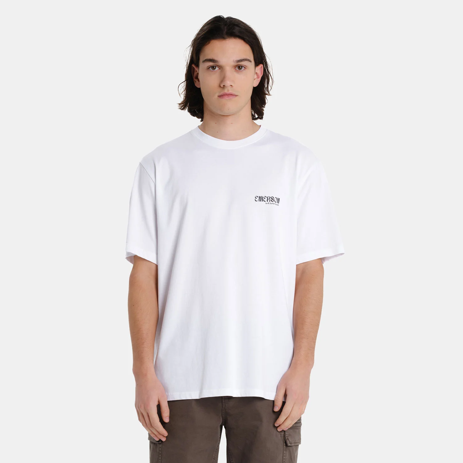Φωτογραφία προϊόντος: EMERSON "LO-FI SUNSET SOUNDS" MEN’S SHORT SLEEVE T-SHIRT ΑΣΠΡΟ