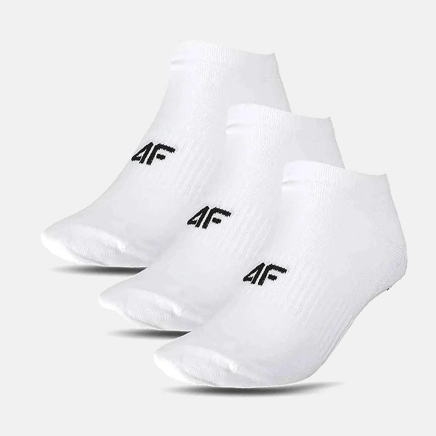 Φωτογραφία προϊόντος: 4F WOMEN'S CASUAL ANKLE SOCKS (3-PACK) ΑΣΠΡΟ
