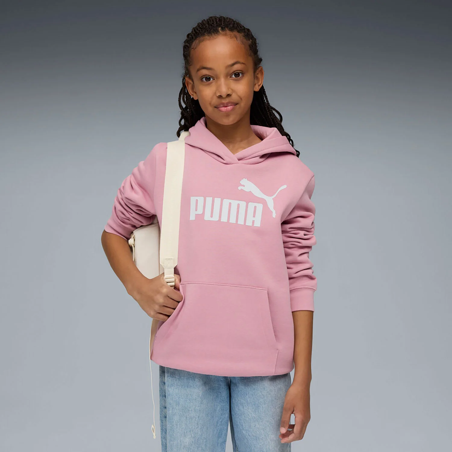 Φωτογραφία προϊόντος: PUMA KIDS ESSENTIALS NO. 1 LOGO HOODIE ΡΟΖ