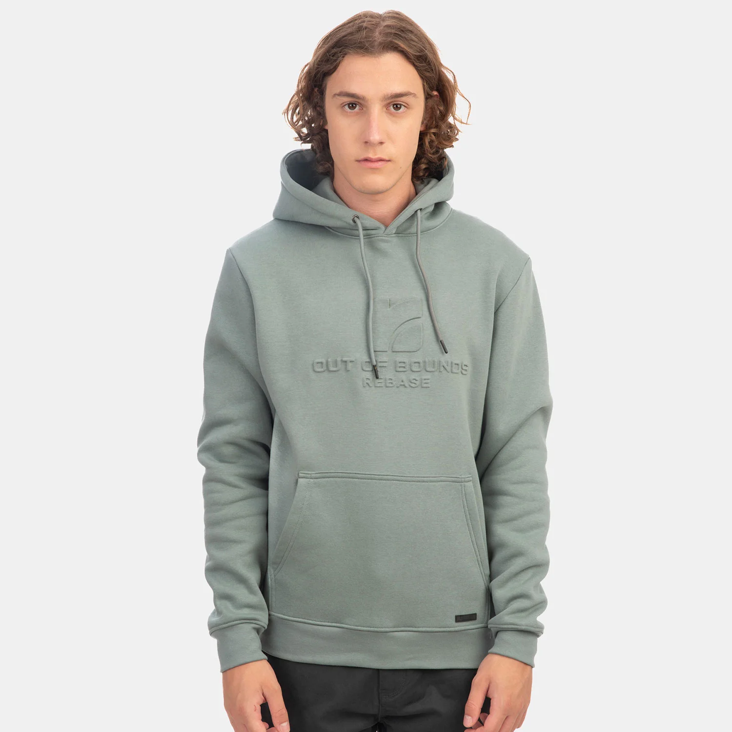 Φωτογραφία προϊόντος: REBASE BRUSHED FLEECE HOODIE ΓΚΡΙ