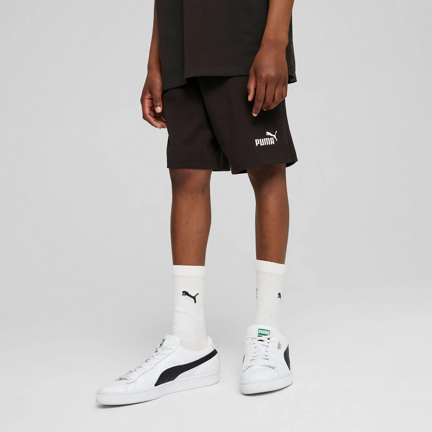 Φωτογραφία προϊόντος: PUMA KIDS ESSENTIALS NO. 1 LOGO JERSEY SHORTS ΜΑΥΡΟ