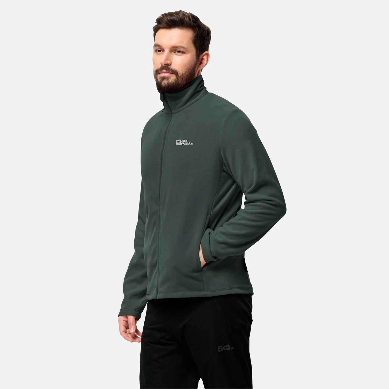 Φωτογραφία προϊόντος: JACK WOLFSKIN TAUNUS FULL-ZIP FLEECE JACKET ΧΑΚΙ