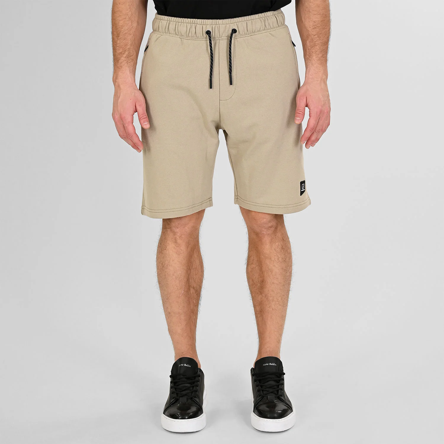 Φωτογραφία προϊόντος: REBASE TERRY FLEECE SHORTS WITH ZIPPERS AT POCKETS ΜΠΕΖ