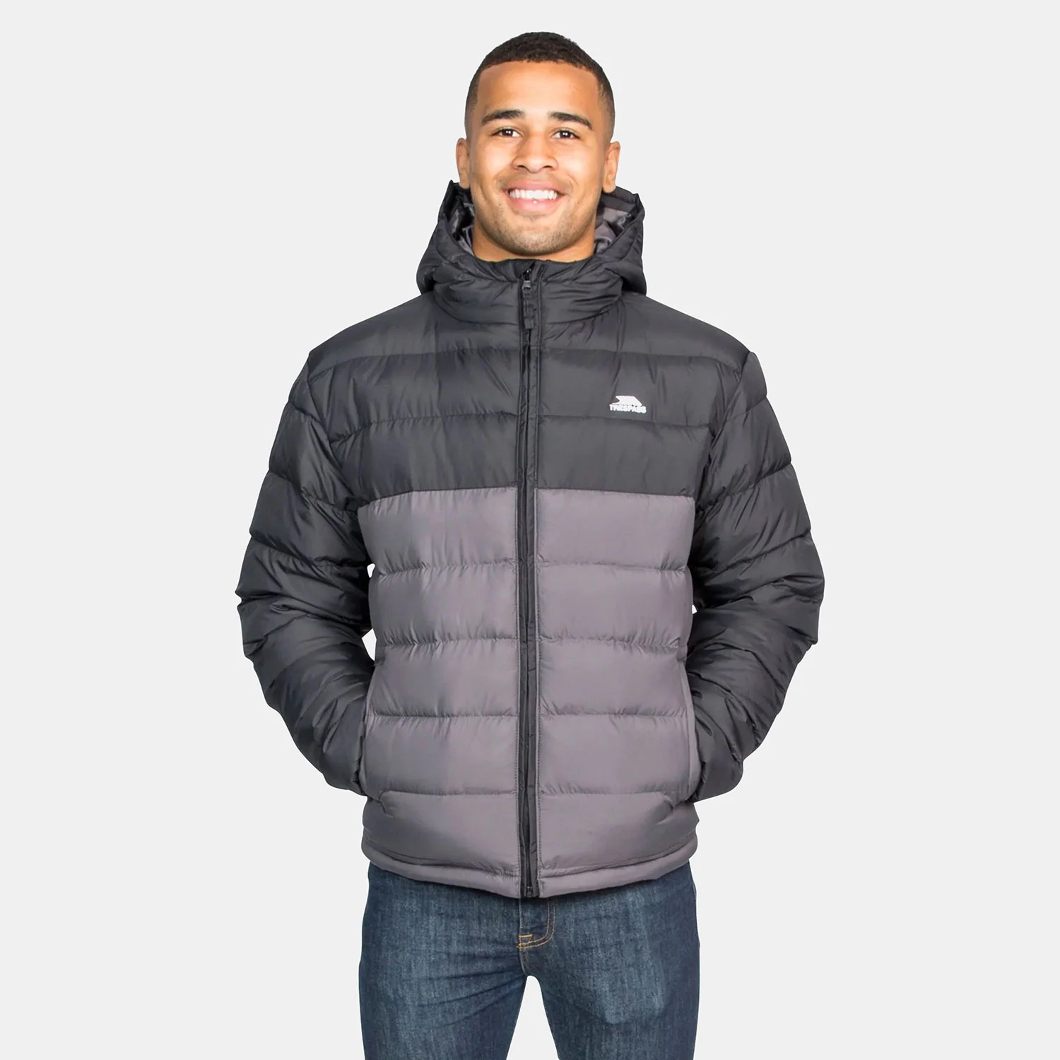 Φωτογραφία προϊόντος: TRESPASS OSKAR MENS PADDED WATER RESISTANT JACKET ΜΑΥΡΟ