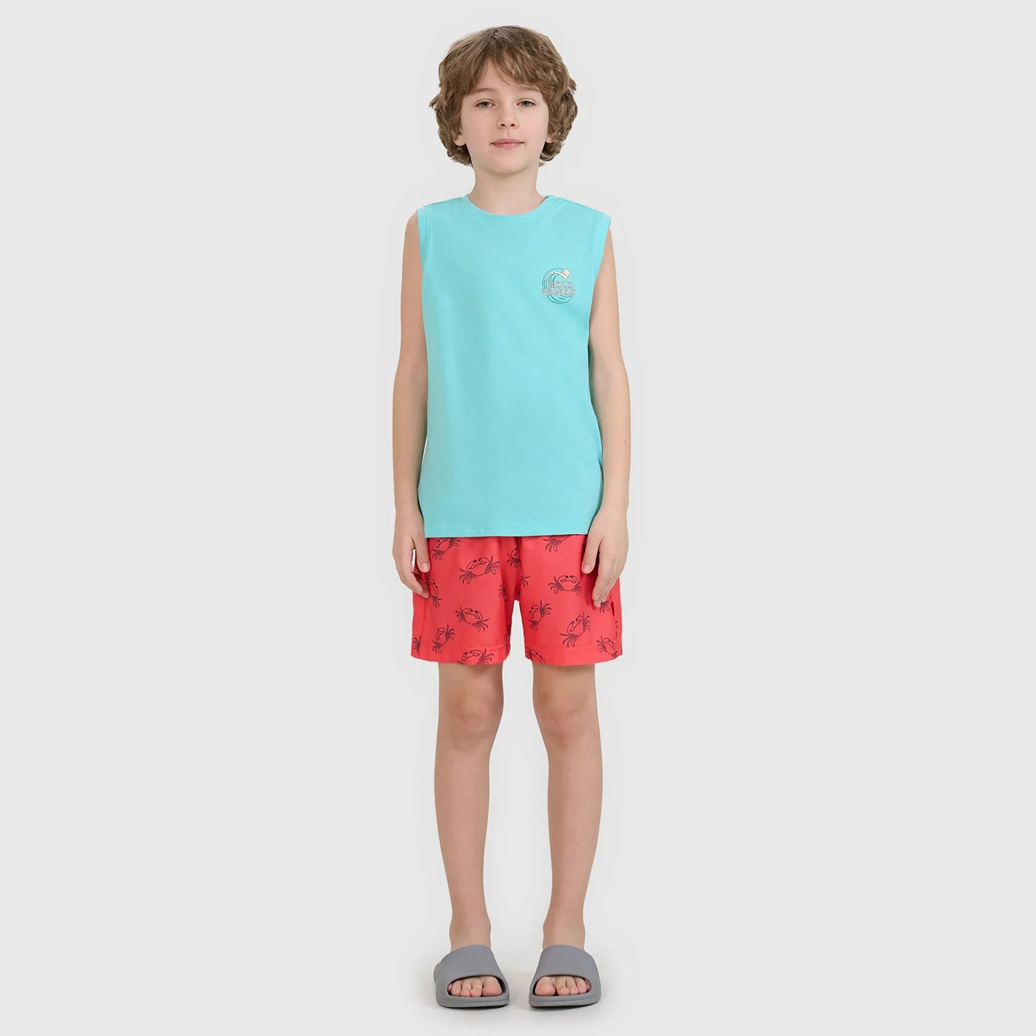 Φωτογραφία προϊόντος: 4F BOYS BOARD SWIM SHORTS ΚΟΚΚΙΝΟ