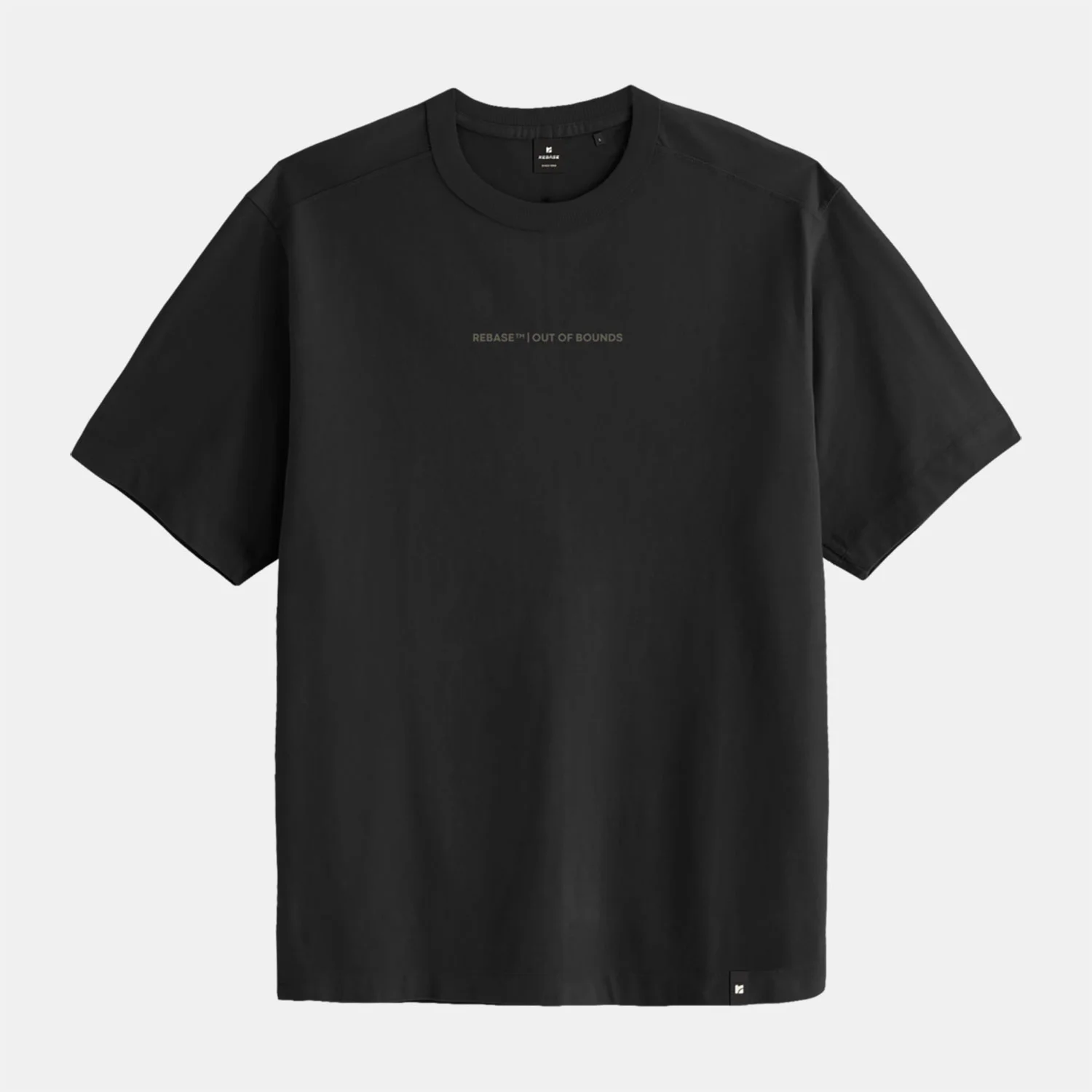 Φωτογραφία προϊόντος: REBASE THIN HIGH DENSITY PRINT HEAVY JERSEY T-SHIRT ΜΑΥΡΟ