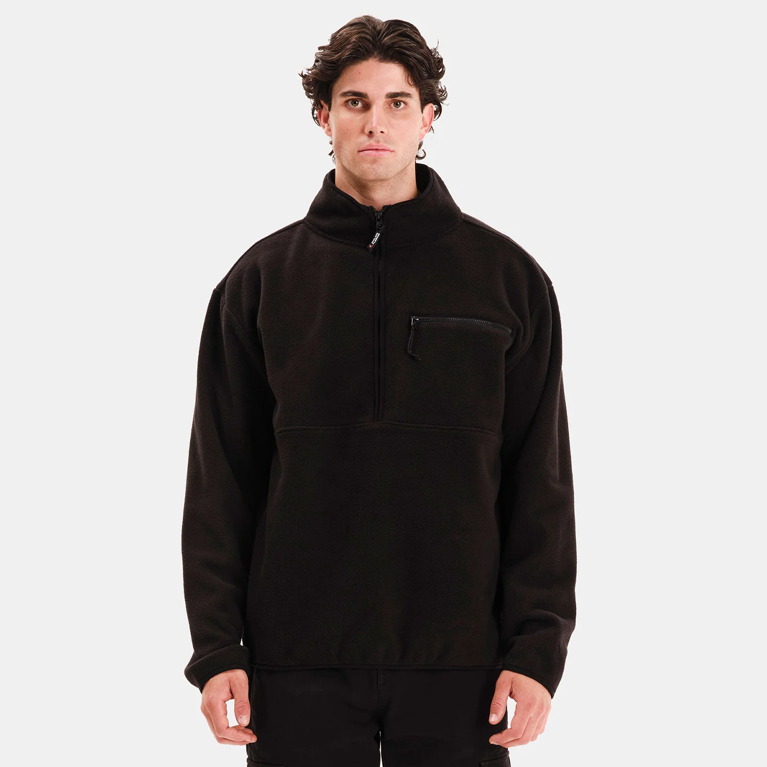 Φωτογραφία προϊόντος: EMERSON MEN'S HALF ZIP FLEECE ΜΑΥΡΟ