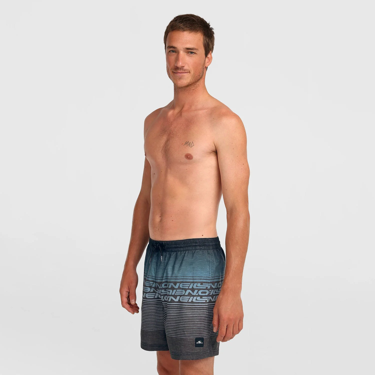Φωτογραφία προϊόντος: O'NEILL LOGO STRIPE 16'' SWIMSHORTS ΜΑΥΡΟ