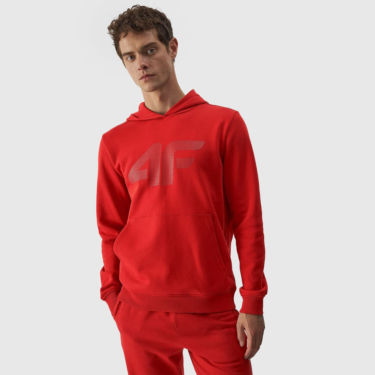Φωτογραφία προϊόντος: 4F MEN'S PULLOVER HOODIE ΚΟΚΚΙΝΟ