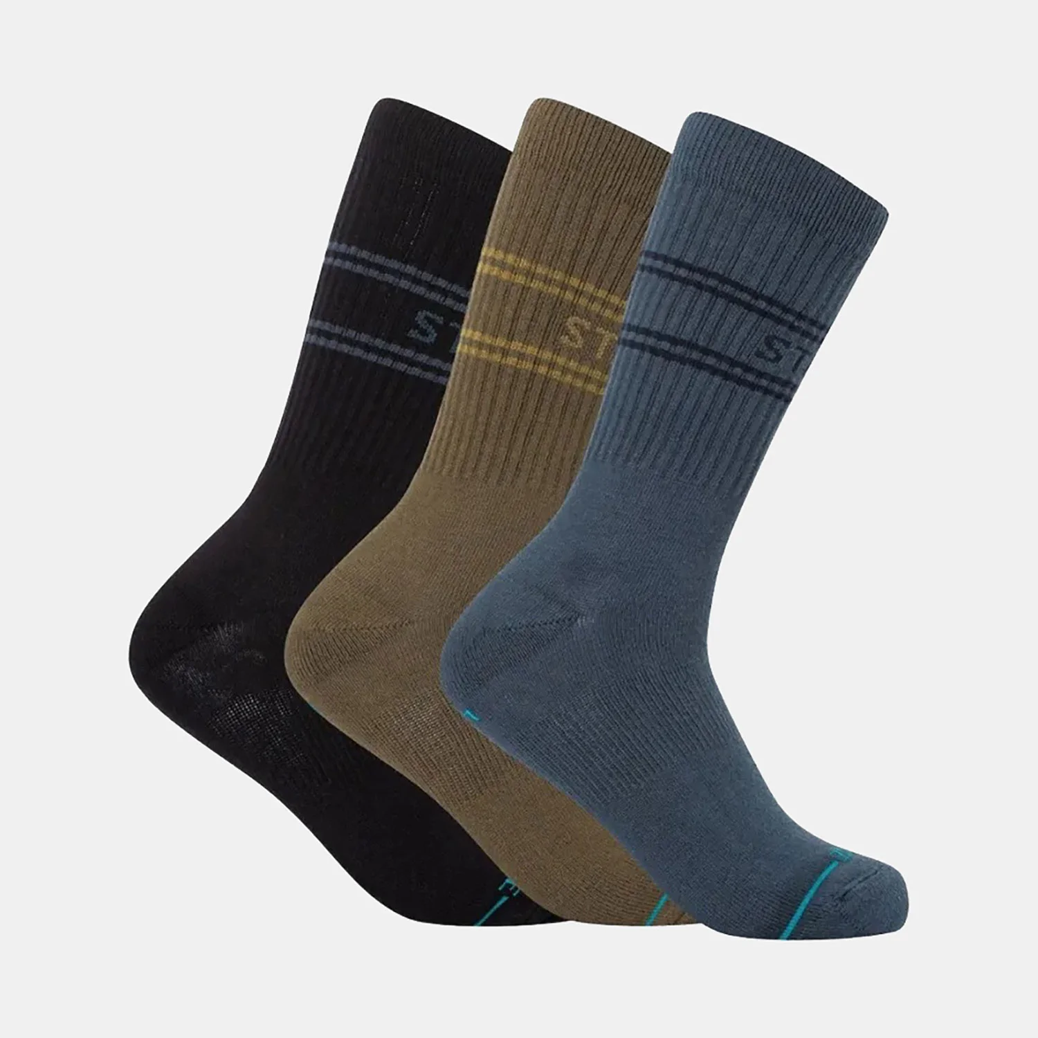 Φωτογραφία προϊόντος: STANCE BASIC 3-PACK CREW SOCKS ΠΟΛΥΧΡΩΜΟ