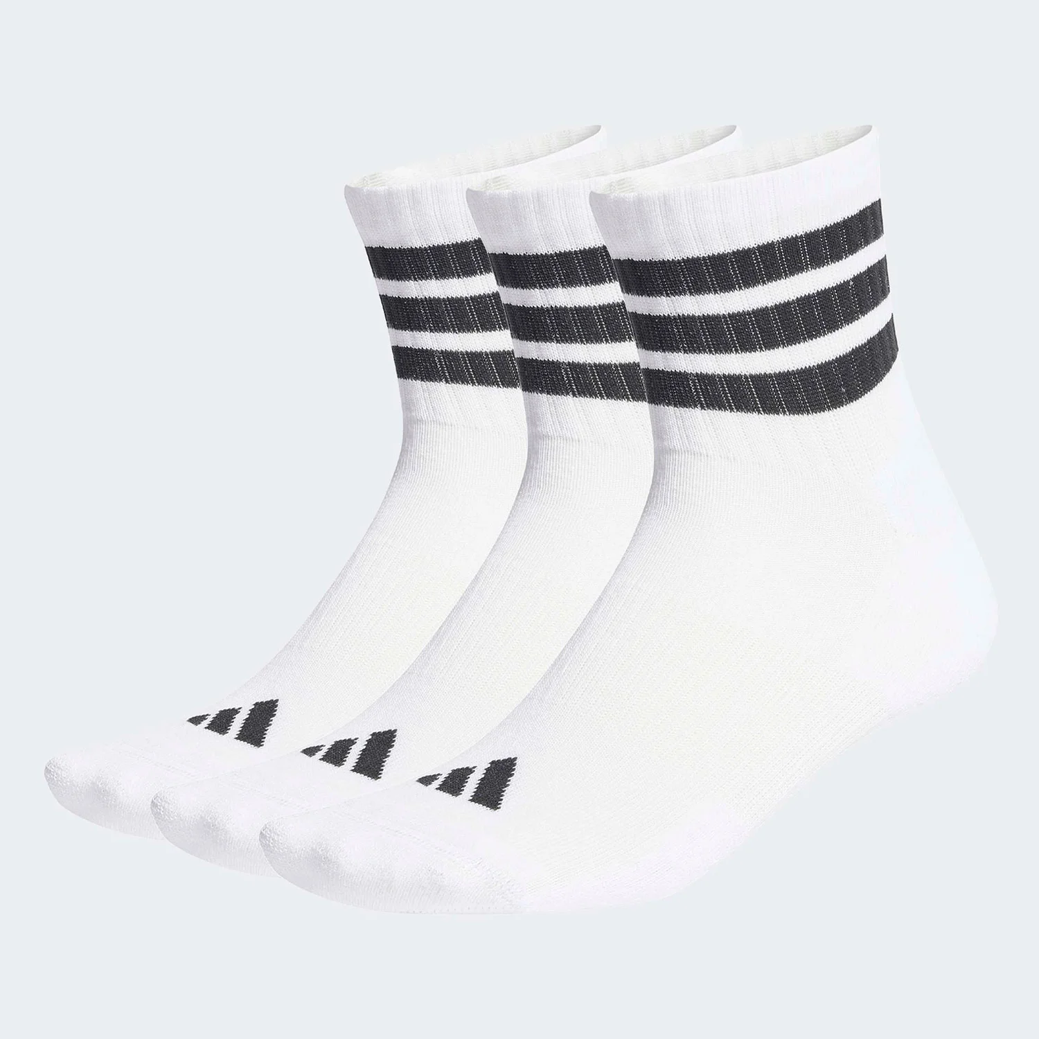 Φωτογραφία προϊόντος: ADIDAS PERFORMANCE ADIDAS 3-STRIPES CUSHIONED MID CUT SOCKS 3 PAIR PACK ΑΣΠΡΟ