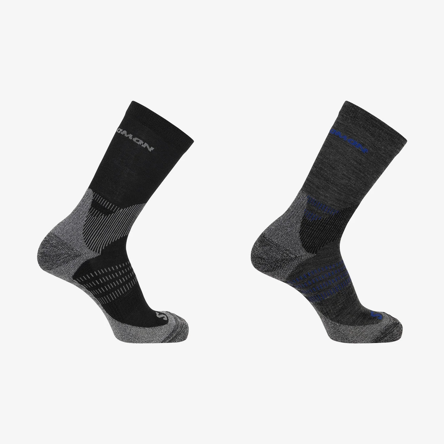 Φωτογραφία προϊόντος: SALOMON OUTDOOR X ULTRA ACCESS CREW SOCKS 2-PACK ΓΚΡΙ