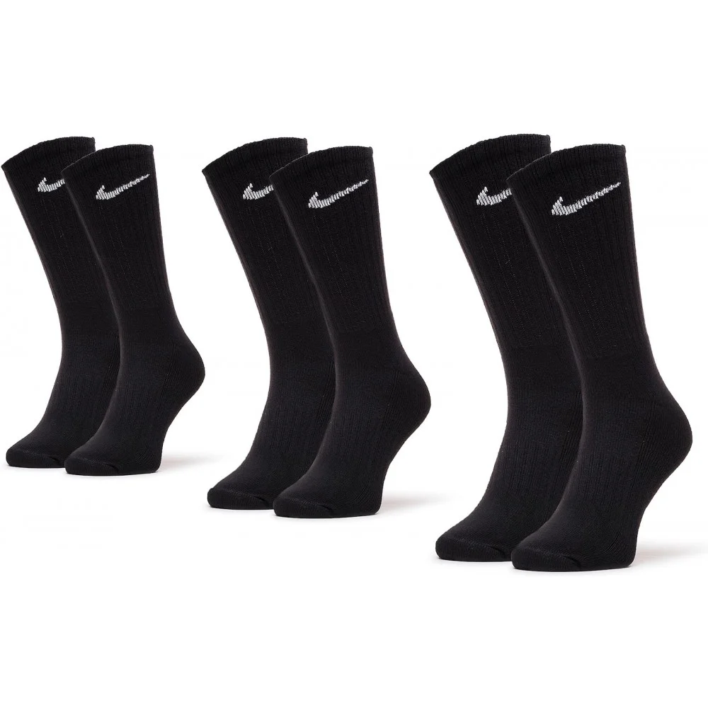 Φωτογραφία προϊόντος: Nike new Nike Value Cotton Κάλτσες για Τέννις Μαύρες 3 Ζεύγη SX4508-001