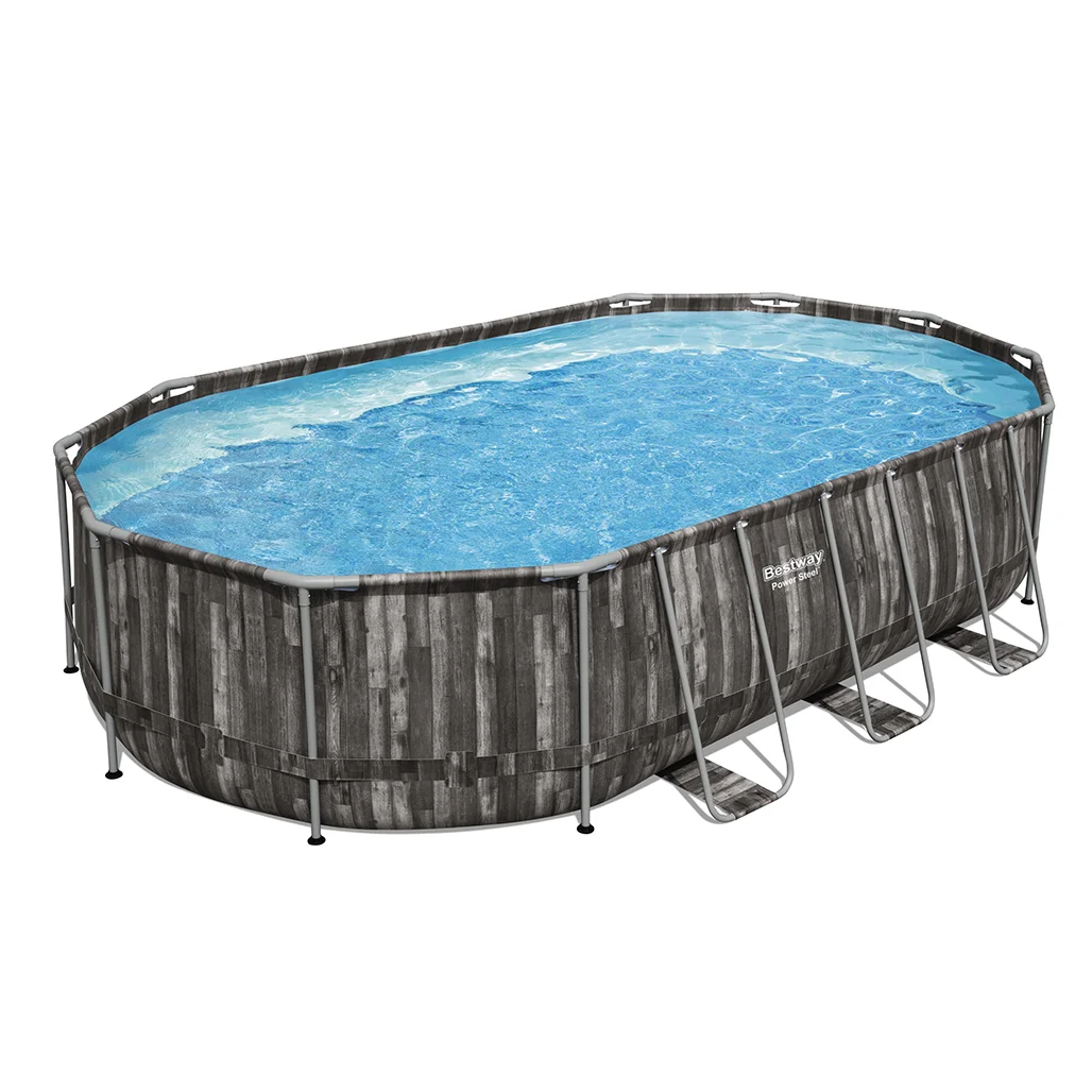 Φωτογραφία προϊόντος: Πισίνα BESTWAY POWER STEEL OVAL POOL 610x366x122cm