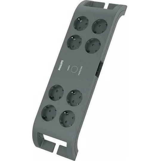 Φωτογραφία προϊόντος: Philips SPN3180A/GRS Πολύπριζο 8Θ με Διακόπτη 2m Γκρι