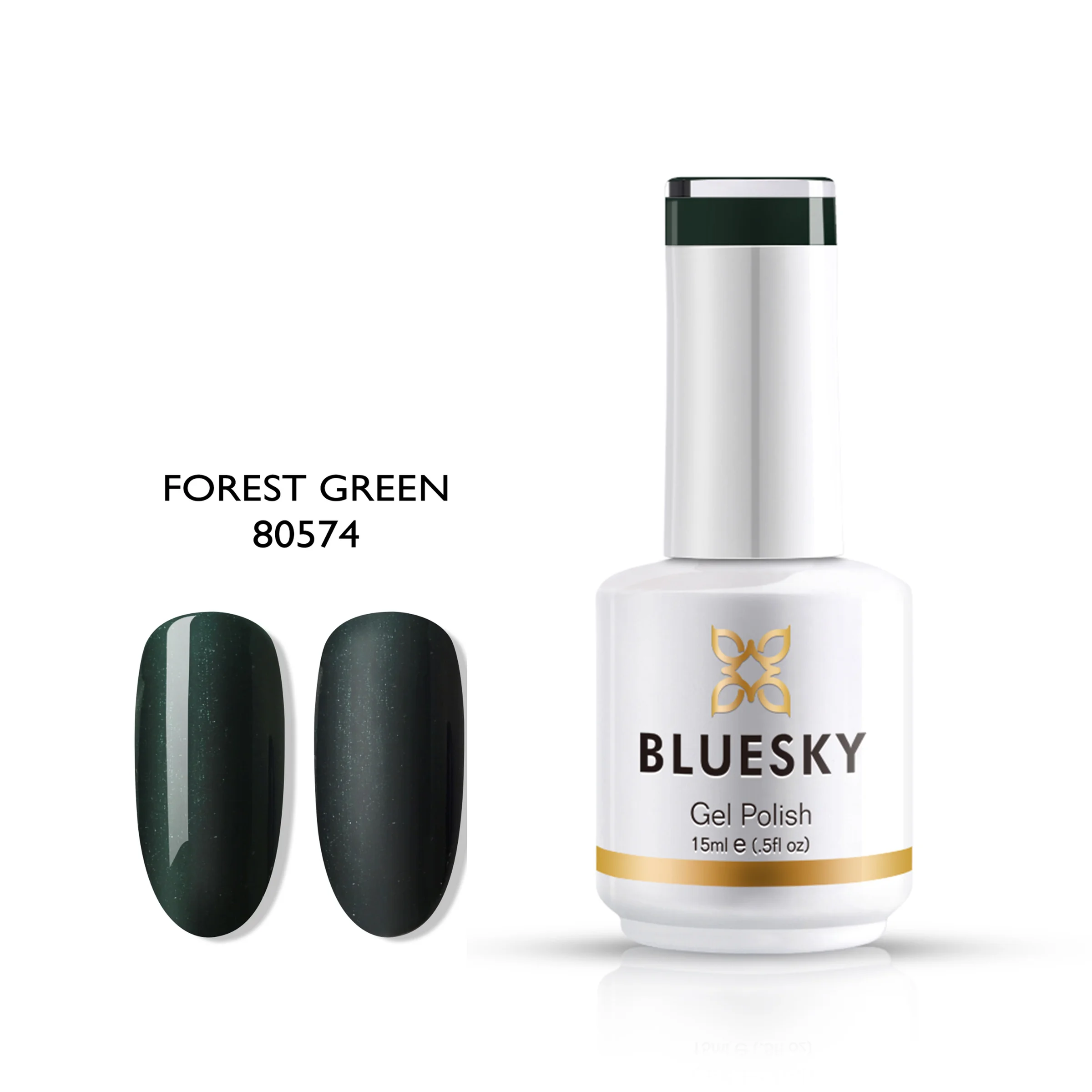 Φωτογραφία προϊόντος: Bluesky Hμιμόνιμο Bερνίκι FOREST GREEN 80574 (ΣΚΟΥΡΟ ΠΡΑΣΙΝΟ ΜΕΤΑΛΛΙΚΟ) 15ml